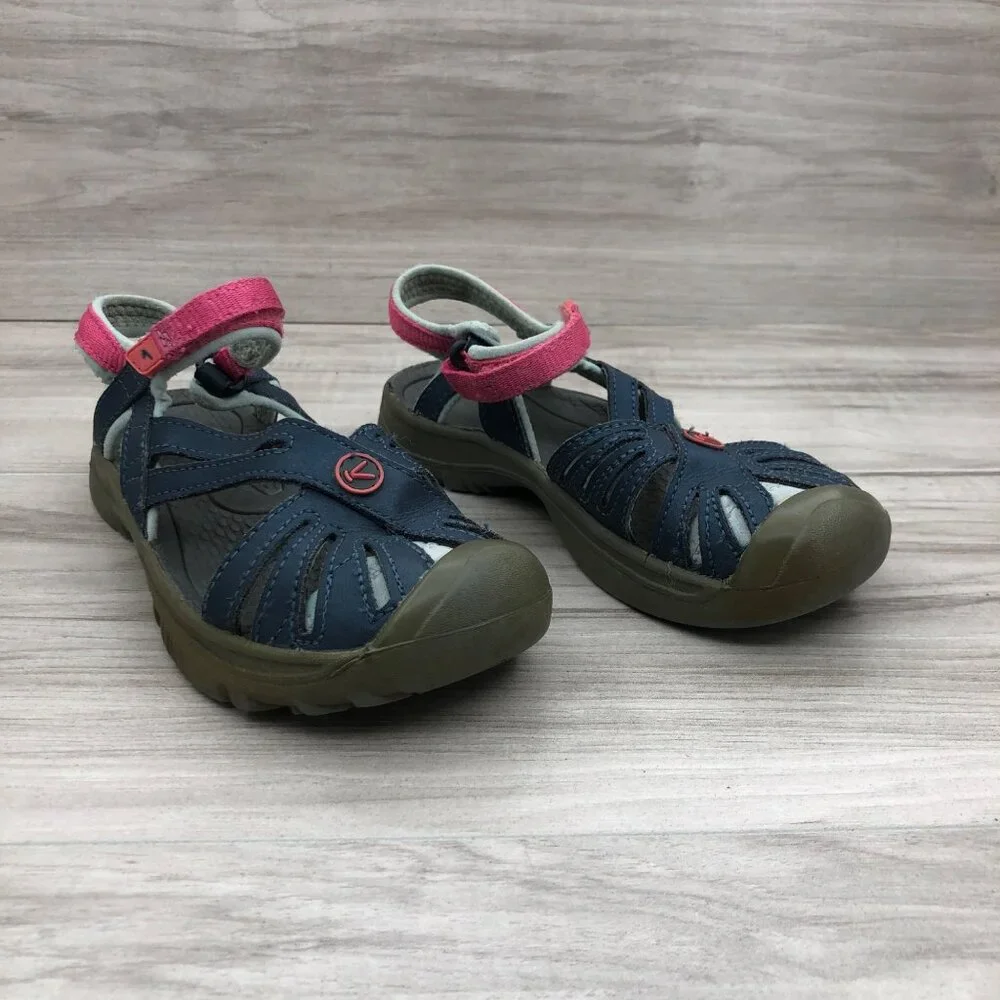 Keen Sandal Kids 13 Rose Blue Hook and Loop Outdoor Shoes